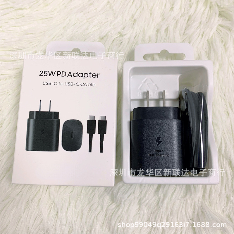 Suitable for Samsung original 25W American standard charger note10/S20 fast charging head S23 charging head EP-TA800 Suitable for Samsung original 25W American standard charger note10/S20 fast charging head S23 charging head EP-TA800