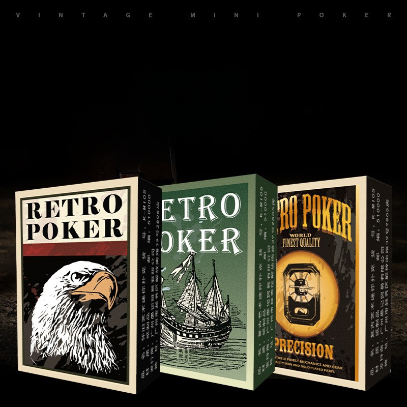Retro art mini poker (random cover)