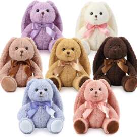 跨境复活节兔子填充动物公仔卡通可爱动物毛绒玩具儿童生日礼物