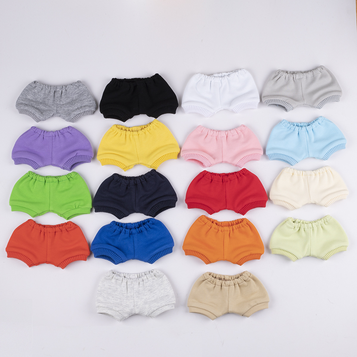 批发10CM娃衣15CM20cm棉花娃娃裤子卫裤卫衣玩偶衣服纯色裤子百搭
