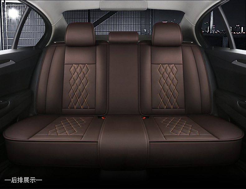 Car seat cushion five universal 3D seamless full surround four seasons universal leather seat cushion source manufacturers wholesale