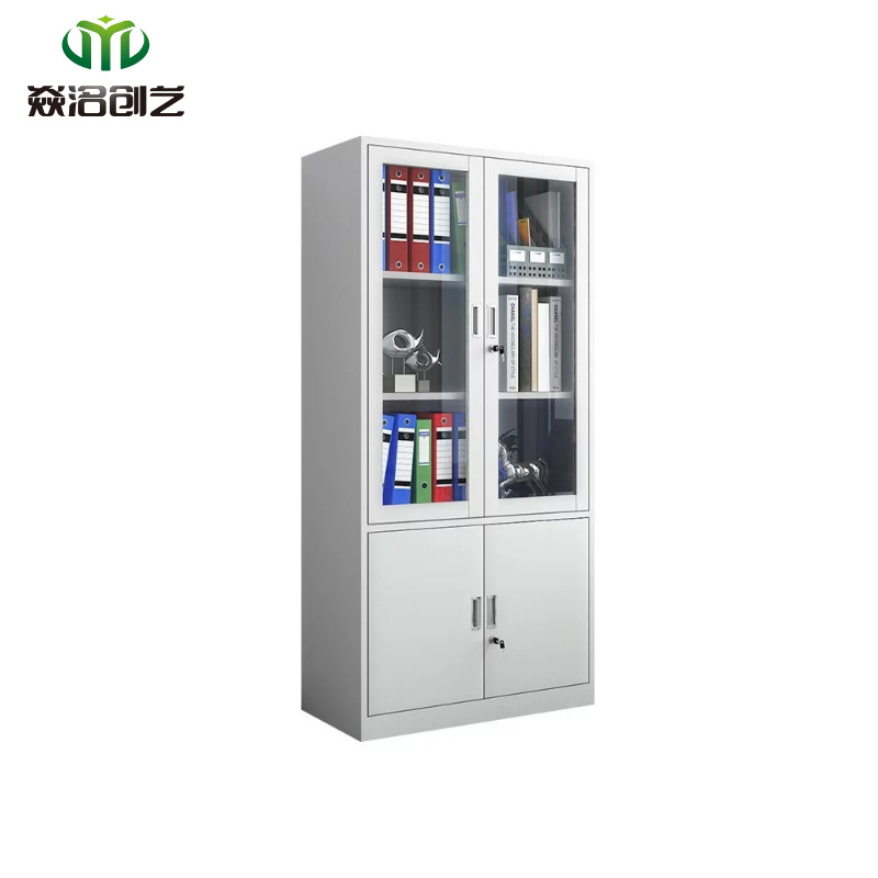 Thickened Iron File Cabinet with Lock Office Storage File File…