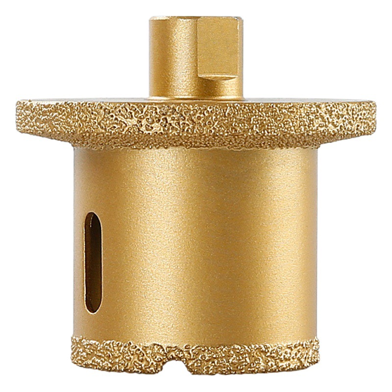 Cuenca agujero abridor downcomer fregadero perforación mármol azulejo de cerámica lavabo diamante doble capa broca de perforación