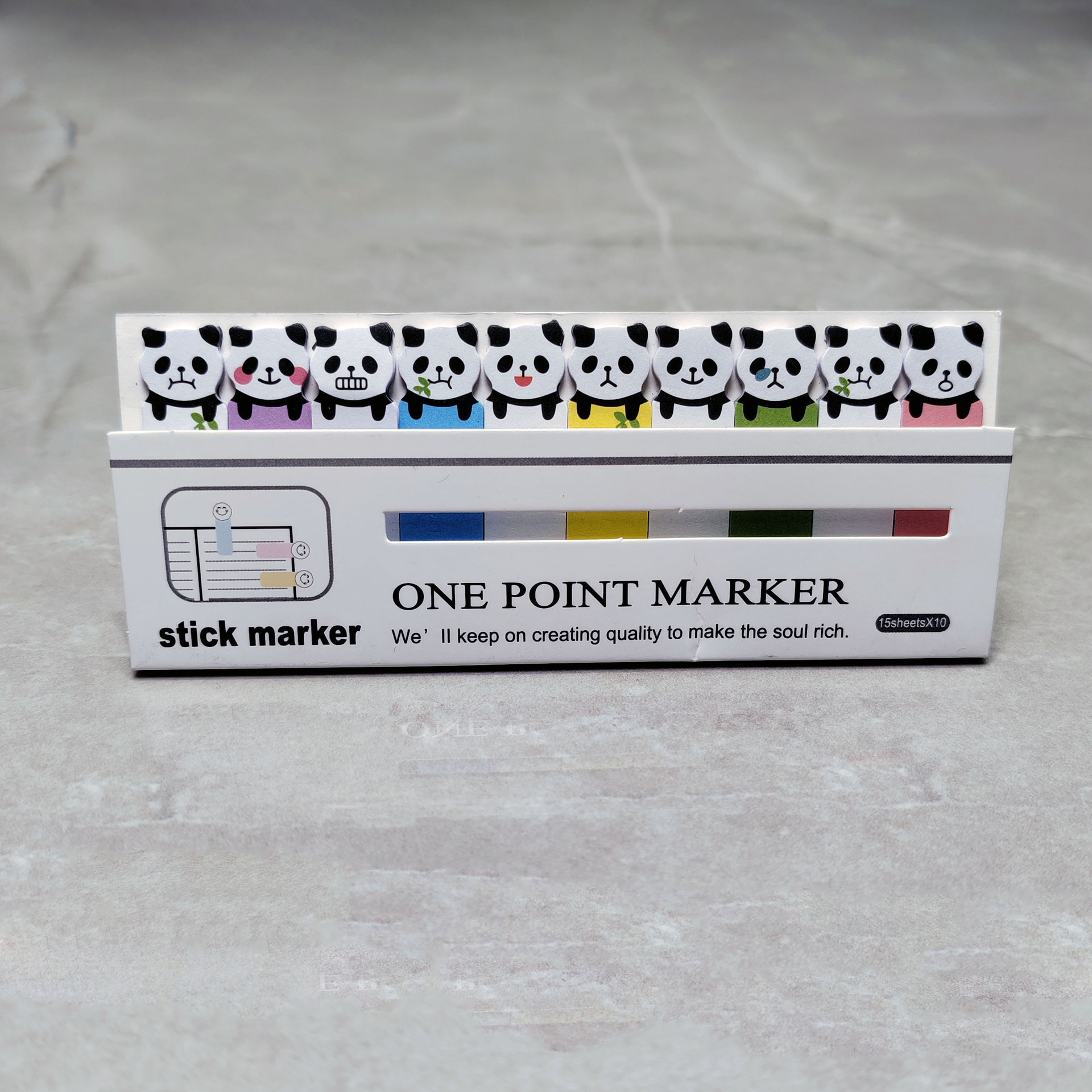 Asiento de fila mini flor gato nota adhesiva lindo gato negro de dibujos animados nota adhesiva creativa de forma especial tira de nota fresca Etiqueta de índice