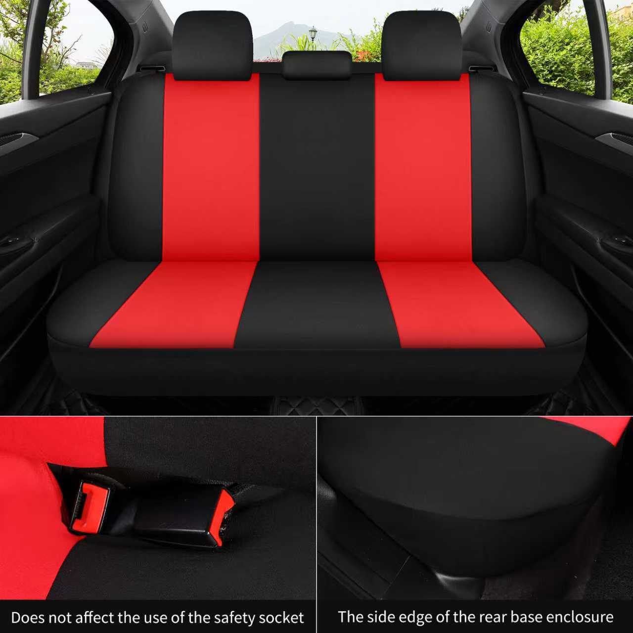 Cross-Border New Model Glacier Pattern Pressed Fabric Five-Seater Universal Car Seat Cover for All Seasons, Hot-Selling on Amazon Mexico