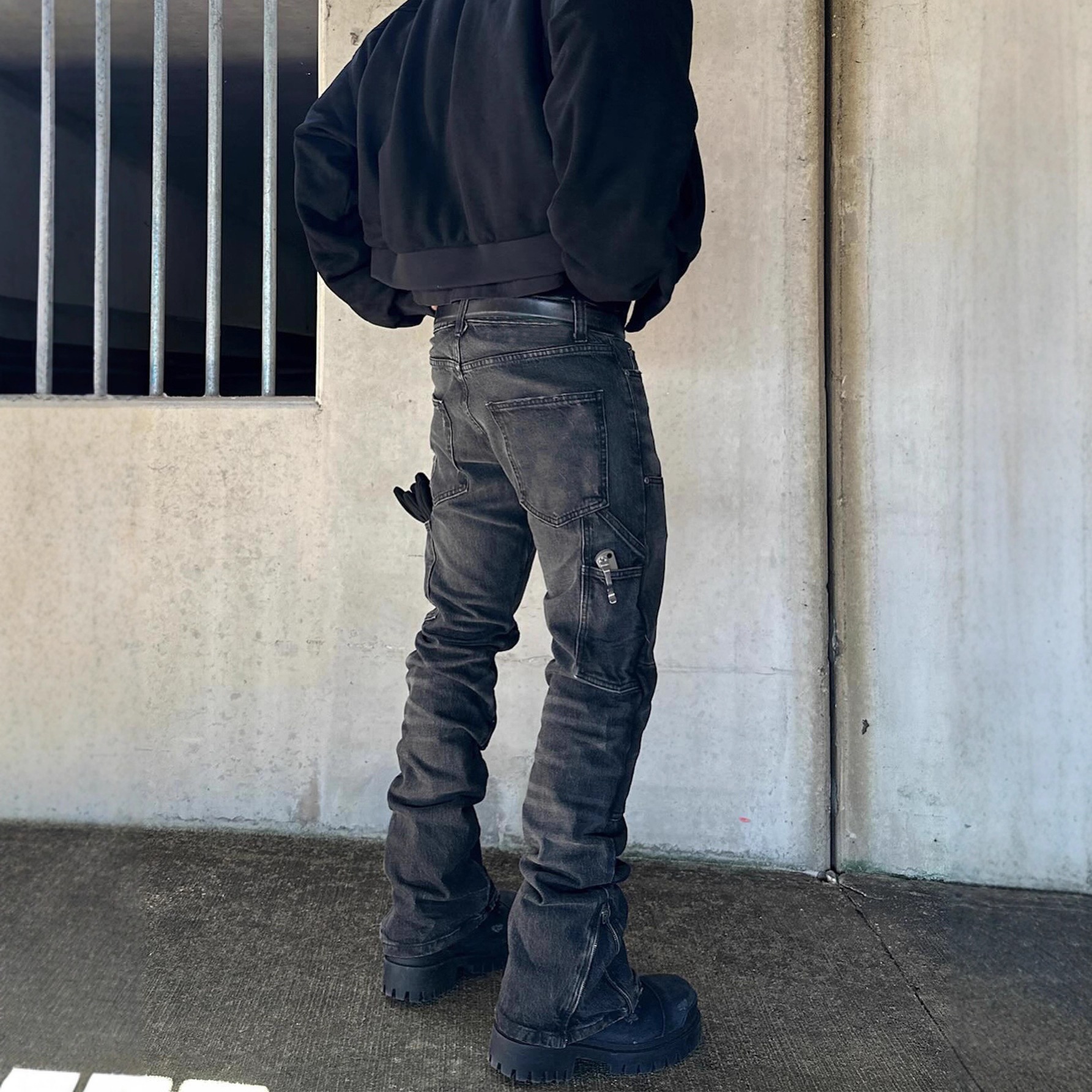 Pantalones Jeans para Hombre de Algodón Elástico para Uso Diario image 4
