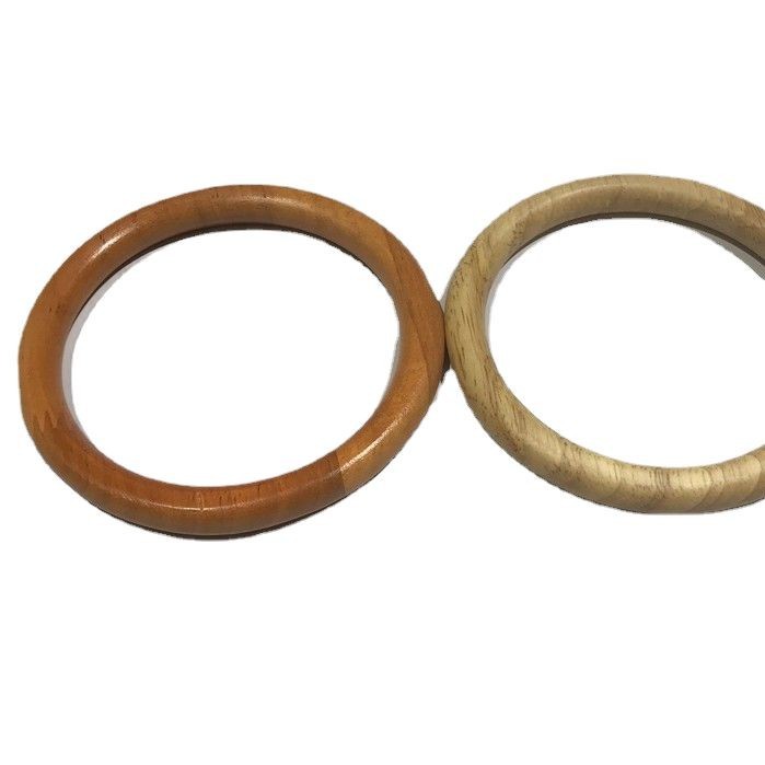 Aro Madera Mango 12cm — Accesorio para Bolsos Artesanales