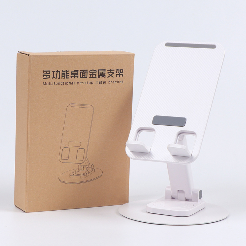 フルメタル回転携帯電話ホルダーギフトプリントテキストパターンブラックウォールナット木目調折りたたみデスクトップ携帯電話ホルダー|undefined