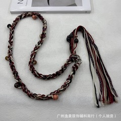 波西米亚复古风手工编织腰带秋冬百搭裙裤配饰腰带