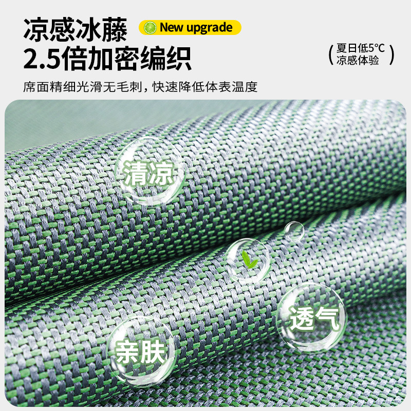 Nuevo cojín de sofá de seda de hielo, cojín fresco de verano de lujo ligero, cubierta de sofá de cuero antideslizante, cubierta de tela, cojín de alfombra de ratán de hielo fresco