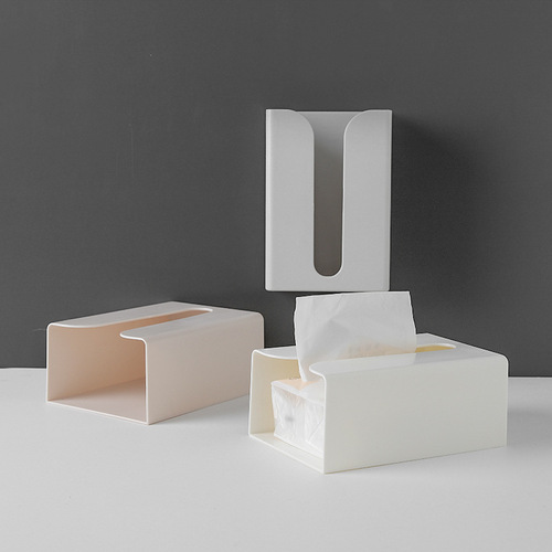 Tissue box, living room wall-mounted paper box, toilet napkin box, car household paper box, kitchen light luxury desktop