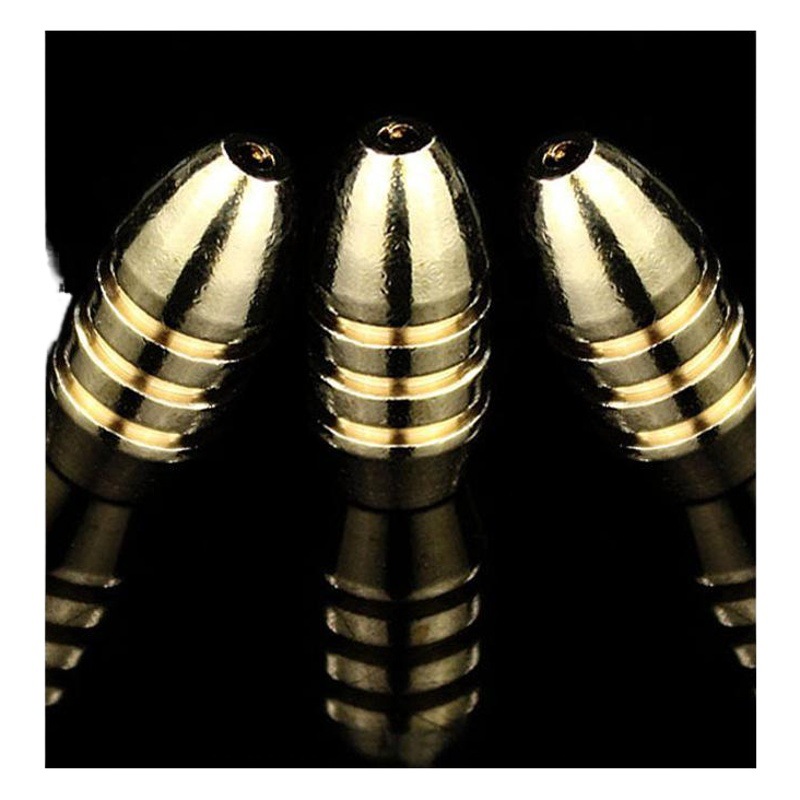 Weihai Yiping Bullet Copper Pendant Bullet Copper Luya Bullet Copper Pendant Texas Fishing Group Fishing Accessories