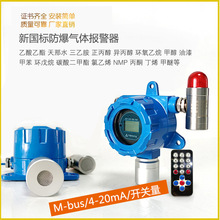 氢气氯气氨气有害气体检测仪泄漏浓度探测报警器 开关量风机联动