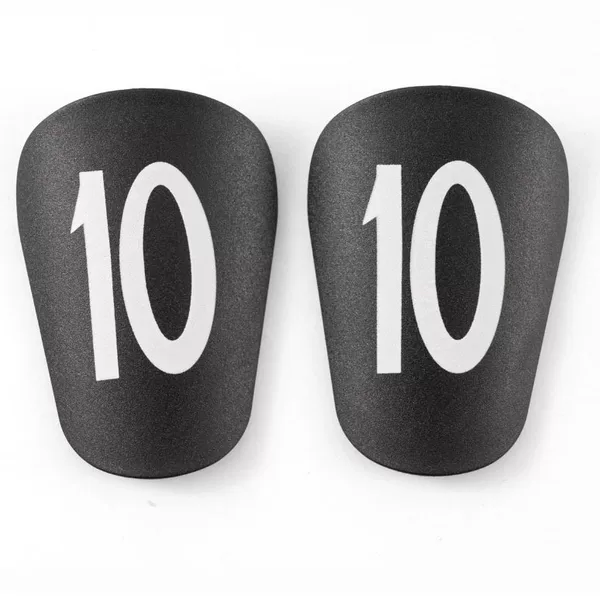 No. 9 No. 10 Black Mini Mini Shin Pads Football Outdoor Sports Plug-In Anti-Collision Calf Pads