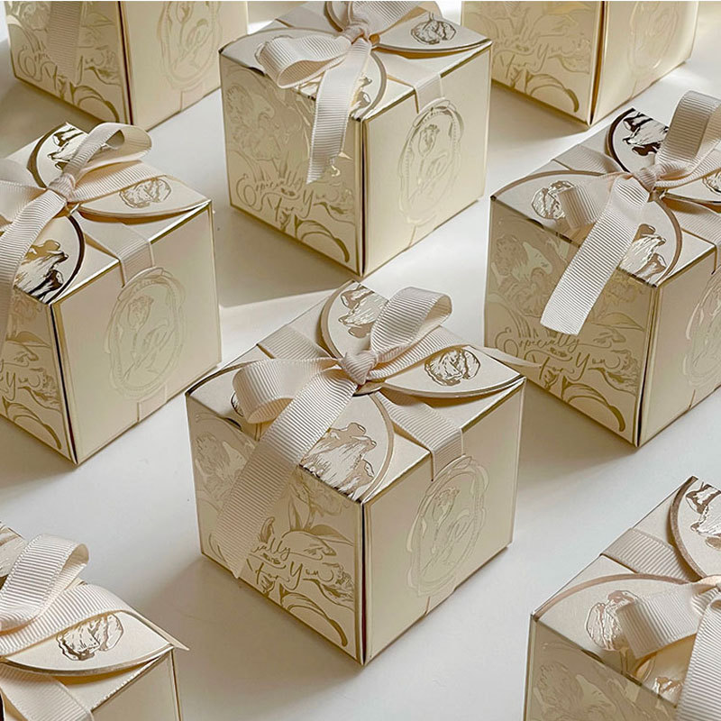 Genuine golden gift box