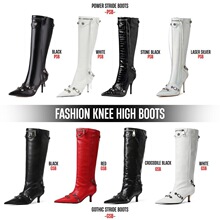 T 51542 Metal Studded Stiletto Boots í��Ůѥ ŷ���羳