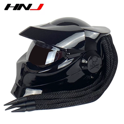 Motosiklet kaskı (dəbilqə), Factory Direct Sales of - predator-gloss-black-m