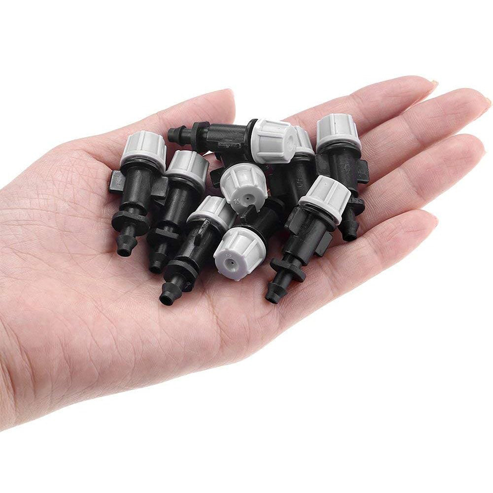 boquilla de pulverización gris transfronteriza para riego de jardín con salida única de enfriamiento de invernadero para humidificar hongos y micro boquilla de pulverización automática de riego