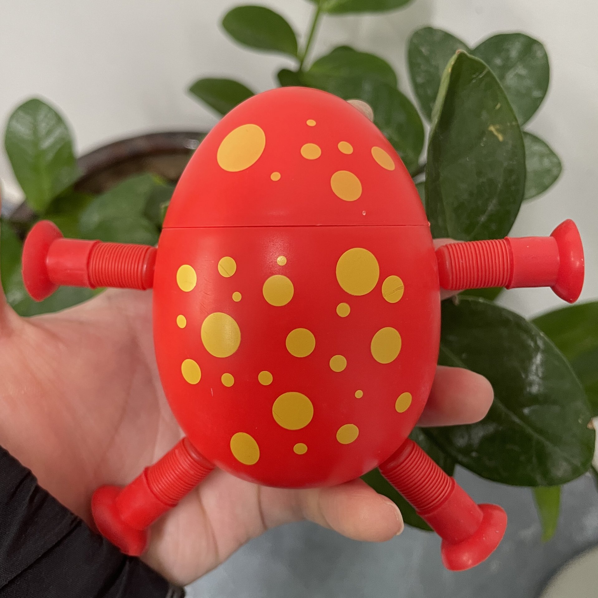 Transfronterizo robot flexible tubo telescópico niño puzzle dibujos animados estirados ventosa interacción padre-hijo creativo juguete descompresión