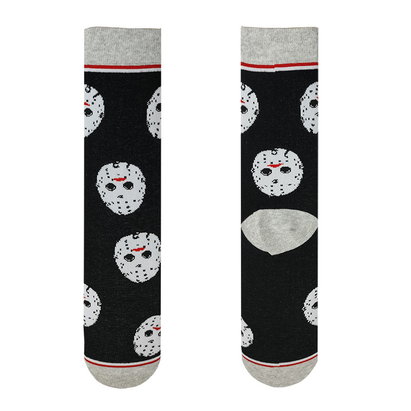 Calcetines de moda de dibujos animados de suministro de punto transfronterizo su Yu esponja bebé película hombres y mujeres calcetines de media pantorrilla