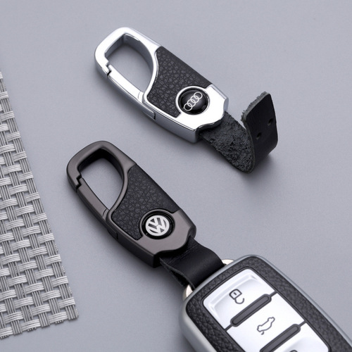 Genuine Car Keychain for Men, High-End Waist Pendant Suitable for Volkswagen, Honda, Buick, Personalized Engraved Lock Keychain