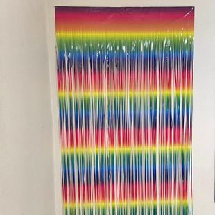 Direct supply bright light rain silk curtain 1*2 meters birthday party rain silk curtain wedding party decoration rain silk ribbon
