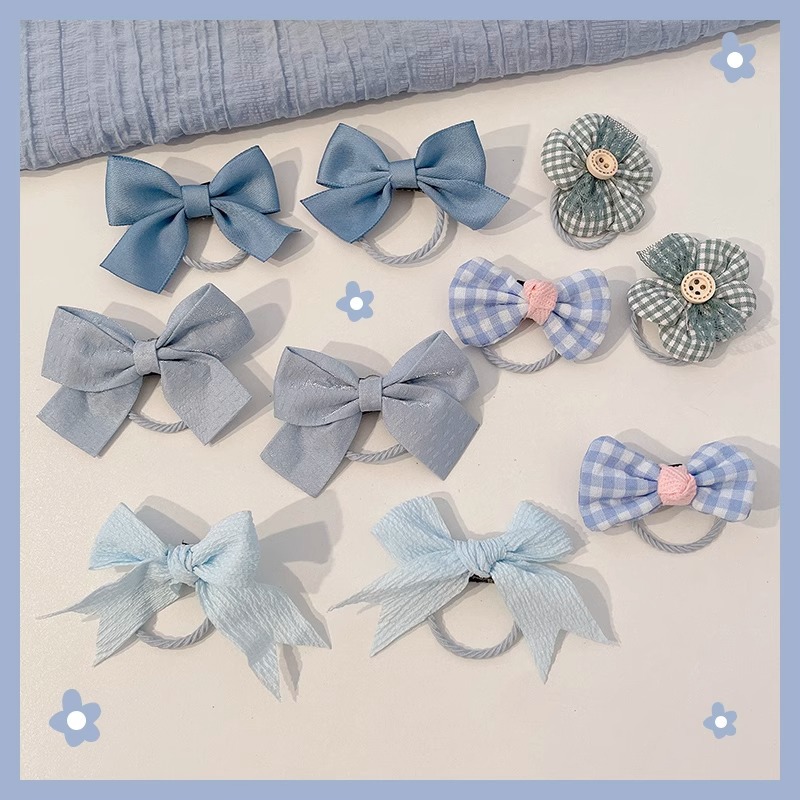 Cuerdas de cabello para niños lindos anillos de cabello de arco para niñas no lastiman cuerdas de cabello de alta elasticidad duradera para el cabello