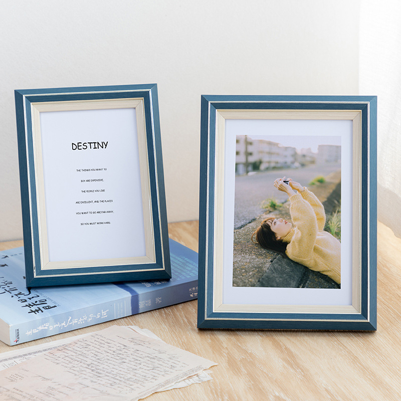 North American creative photo frame 6 7 8 10-inch table frame children's photo road landscape frame in stock wholesale North American creative photo frame 6 7 8 10-inch table frame children's photo road landscape frame in stock wholesale