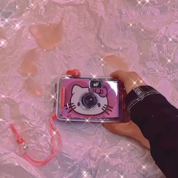Love K Cat Camera+Color Roll 8 Sheet+Waterproof Shell