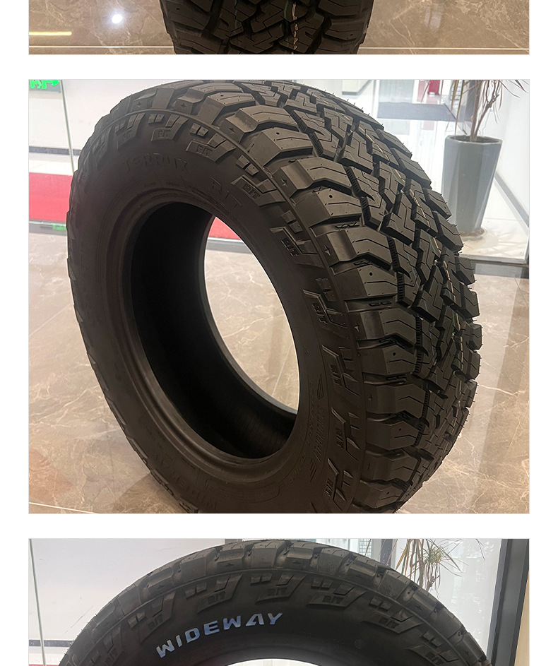 Wardwei RT off-road tire LT275/70R17, thickened, wear-resistant, heavy-duty, for Isuzu pickup trucks, suitable for mud and all-terrain