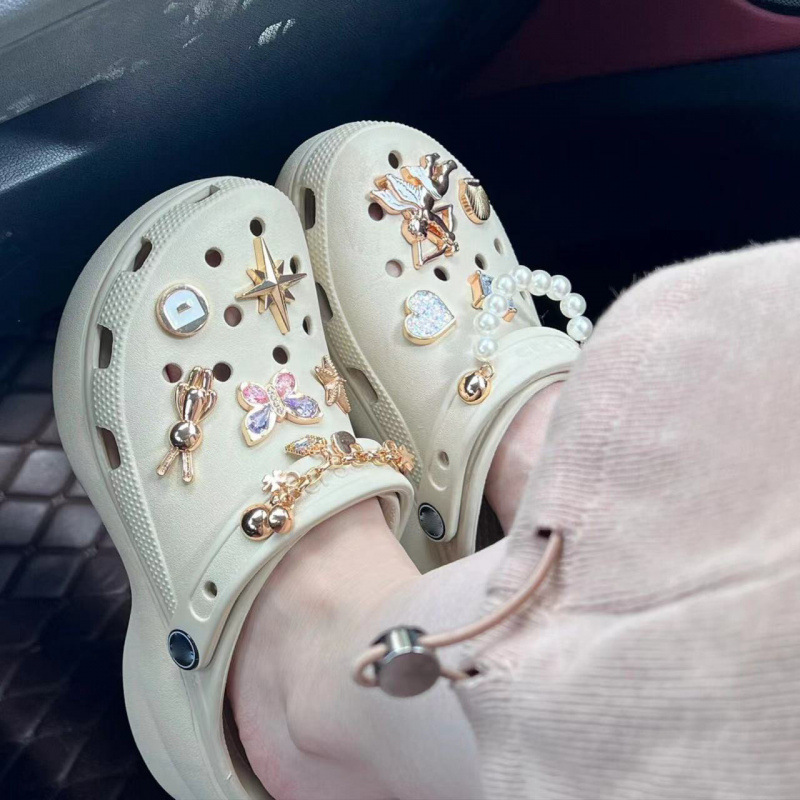 Original Croos Cloud Clogs Thick-Soled Height-Increasing Closed-Toe Sandals Slippers Outdoor Casual Beach Women's Shoes