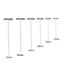 T型针定位针定型针不锈钢T形针diy假发毛衣披肩固定针