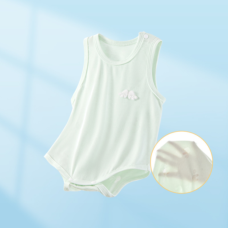 Baby summer jacket newborn chaleco delgado para hombres y mujeres, chaleco de triángulo, ropa de verano para niños pequeños, ropa de bebé image 9
