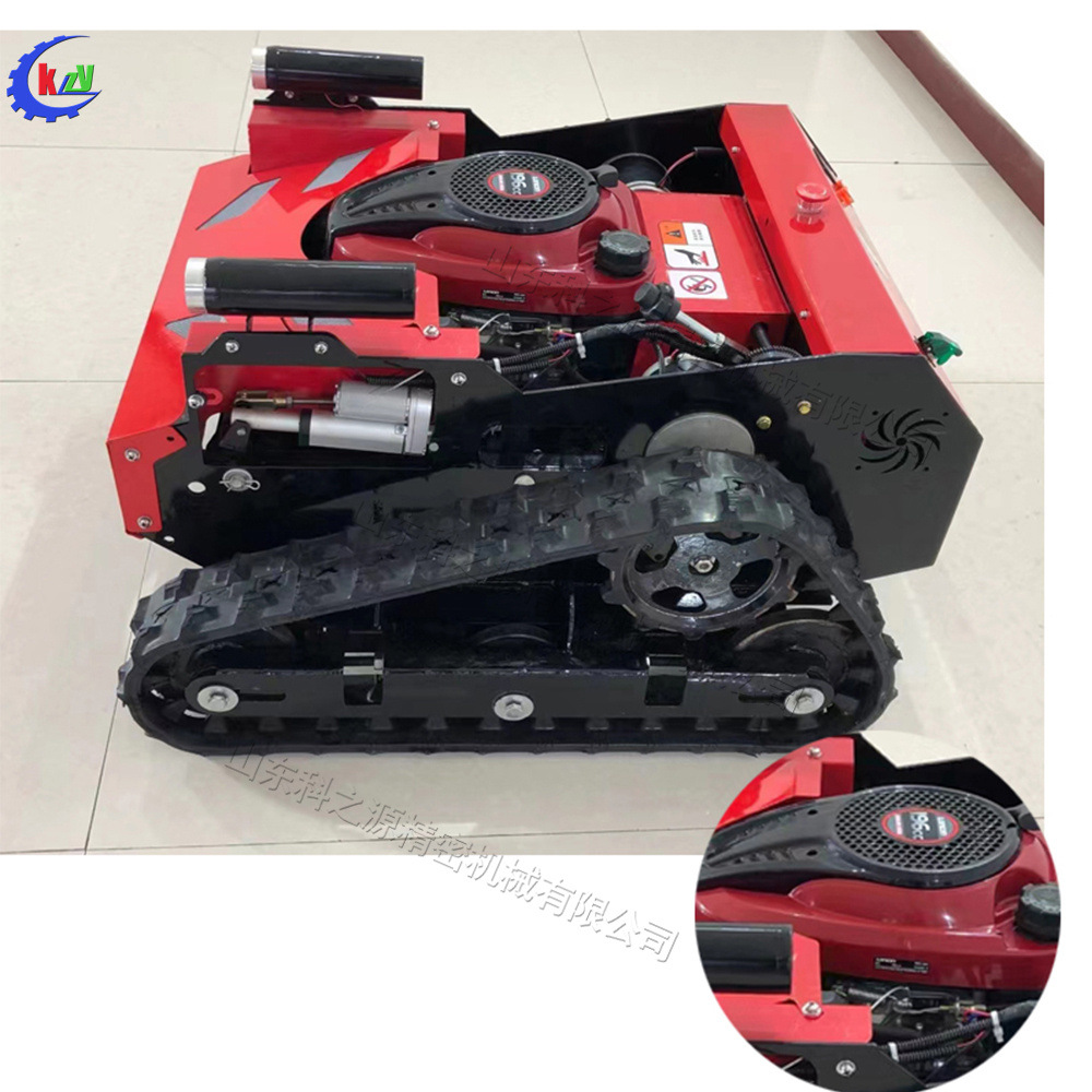 小型履带遥控式割草机 果园农智能除草设备 开荒爬坡草坪剪草机