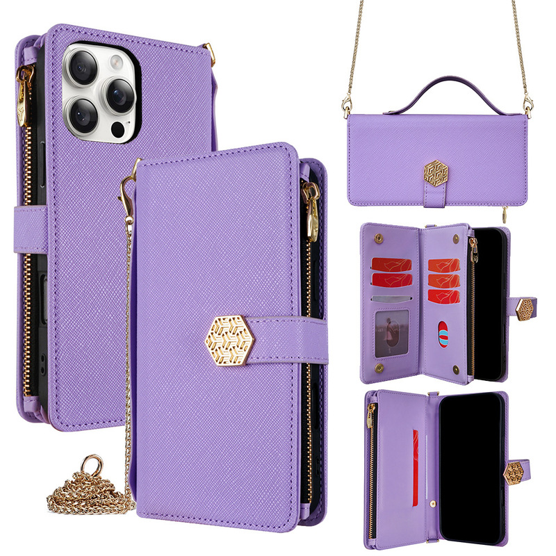 Suitable for Iqooz9Turbo Mobile Phone Protective Case Neo9 Hardware Shoulder Strap Chain 12Pro Crossbody Mobile Phone Case Z11