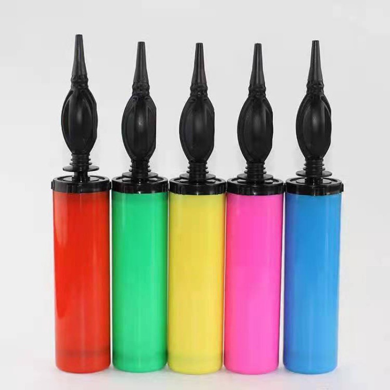 Factory direct sale flat mouth manual inflatable balloon pump toy wholesale manufacturer direct sale