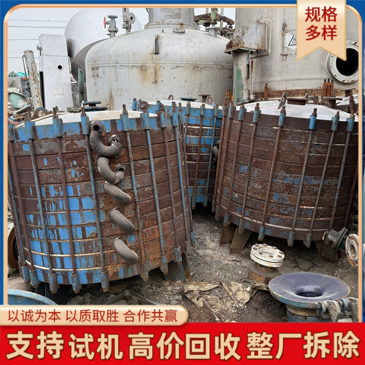 二手5平方搪瓷片冷凝器 搪玻璃片冷却设备 石墨列管冷凝器