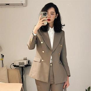 Bc Home Linen Suit Summer Cool Breathable Classic Fashion Retro Elegant Accessible Luxury Business Daily Classy Jacket