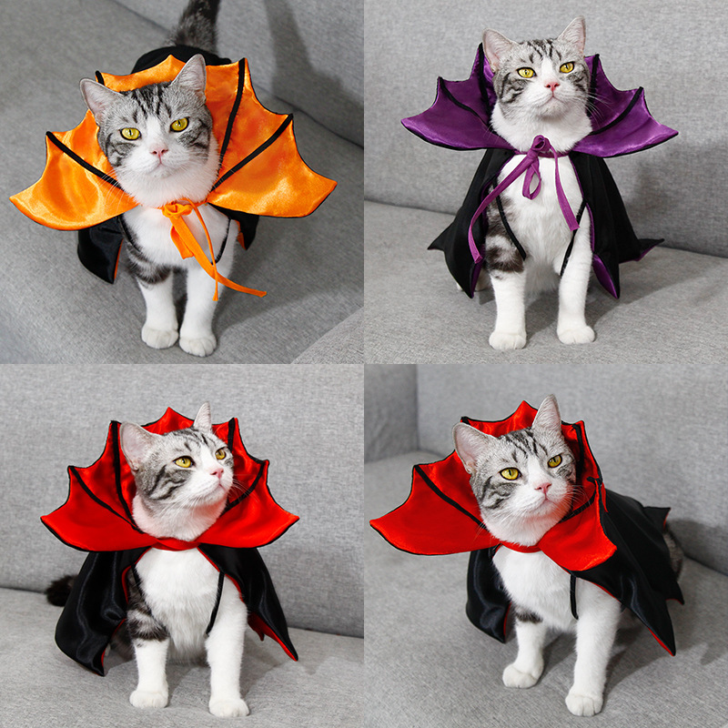ハロウィーンのマントのペットの犬のコウモリは変身して服の祝日の服装の猫の服の越境用品をいじります。|undefined
