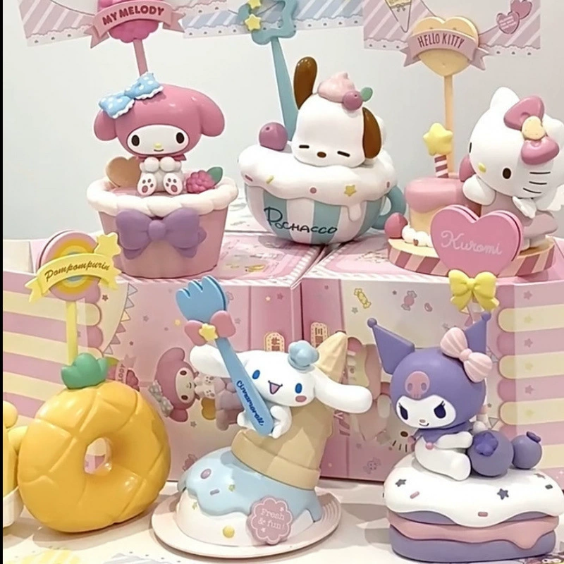 Фигурка (Sanrio) серия Dessert Note, blind box — милая коллекционная декоративная фигурка