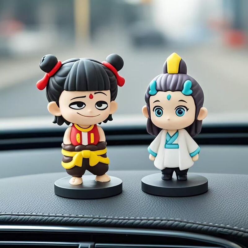 Popular Nezha Ao Bing Car Ornaments Nezha 2 Ao Bing Car Interior Accessories Decoration Figures