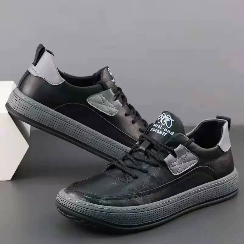 Один из поколения в поколение 2025 новая дышащая кожа спортивная дикая повседневная обувь клоун кожаная мужская обувь
