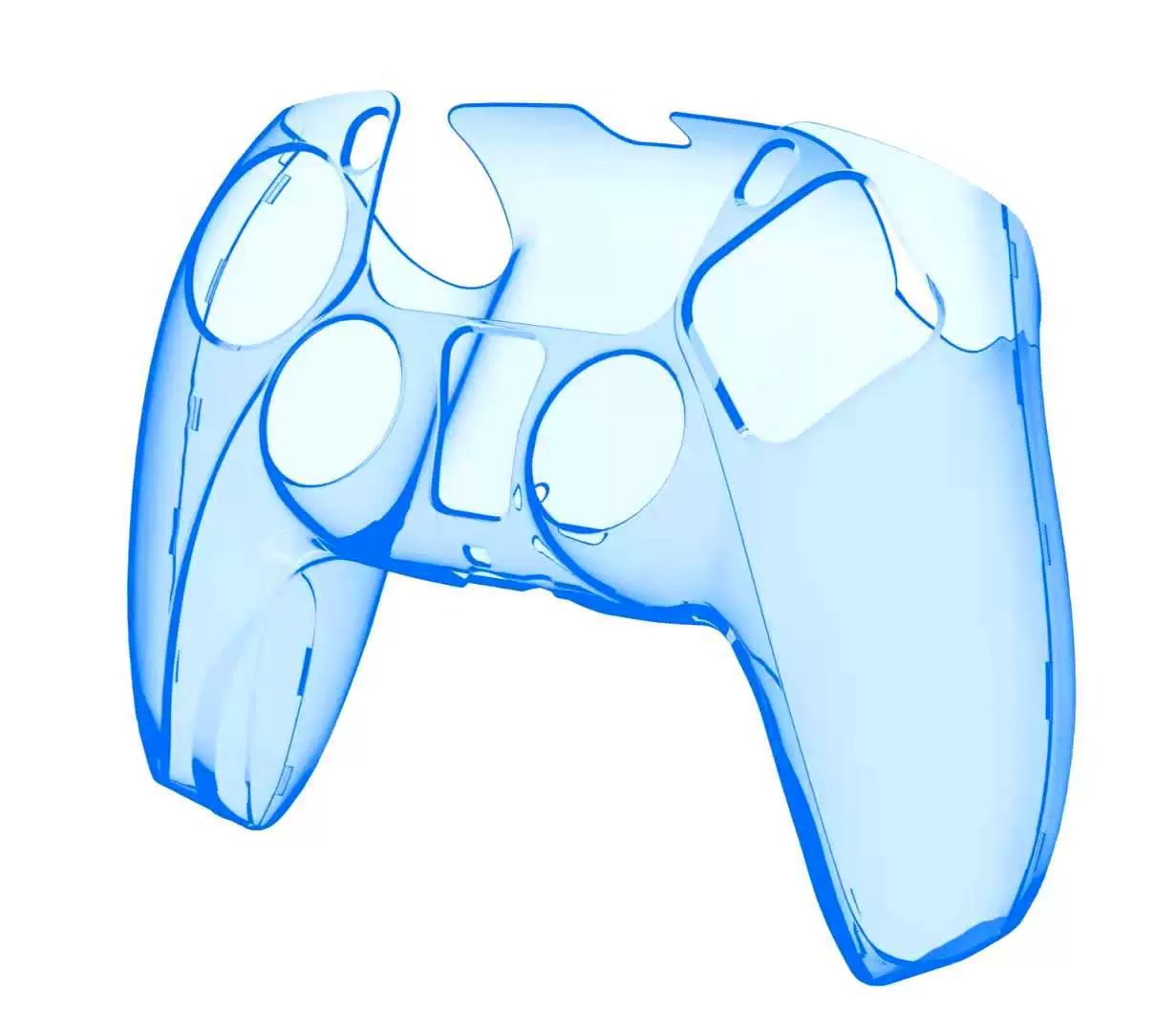 PS5 gaming handle protective case PS5 handle Crystal shell PS5 Bluetooth gamepad PC shell PS5 game accessories