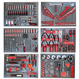 421-Piece Tool Cart Tool Set Tool Repair Shop Auto Repair Tool Crv Chromium Vanadium Steel Industrial Tool Set