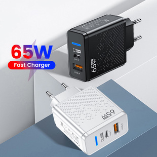 Luminous Led Usb+Pd Type-C Mobile Phone Charger Multi-Port Us Standard European Standard British Standard Travel Charging Head