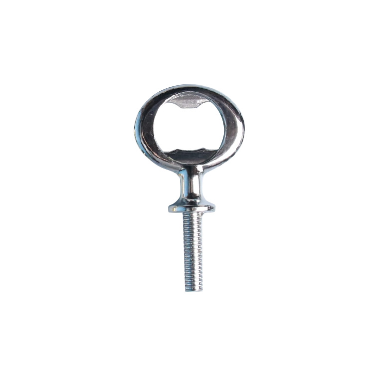 En stock Amazon Venta caliente aleación de zinc cromado mango de madera botella abridor DIY tuerca larga varilla botella abridor kit DIY cadena