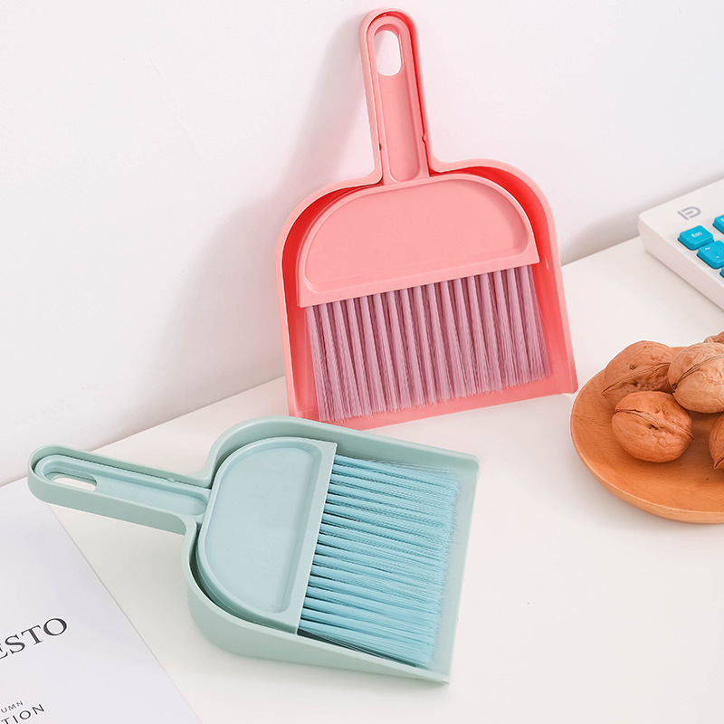 Desktop Small Broom New Model Broom and Dustpan Set Small Household Desk Cleaning Pet Children's Mini Shovel