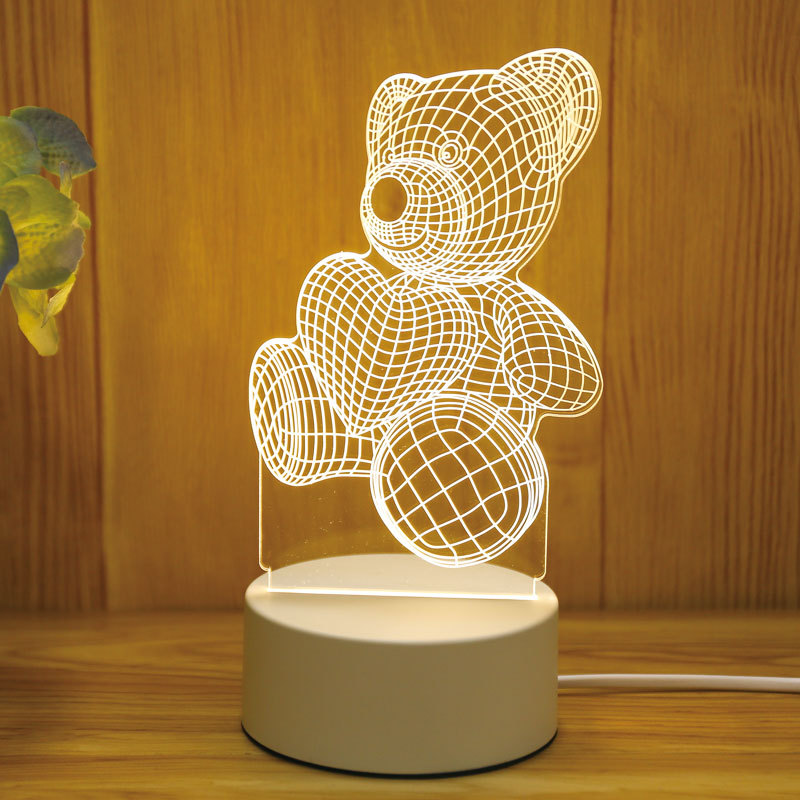 Cross-border creative 3D night light Cre...