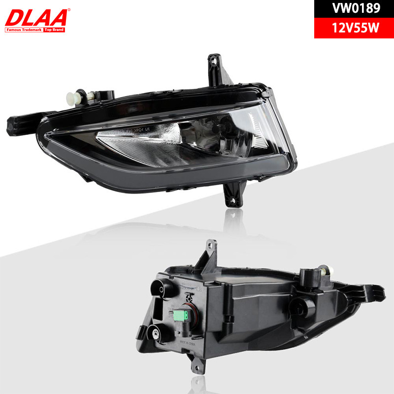 Aplicable a Volkswagen 17 / 18 / 18 / 20 nuevo conjunto de lámpara de niebla delantera Jetta, lámpara de niebla diurna, lámpara de barra delantera