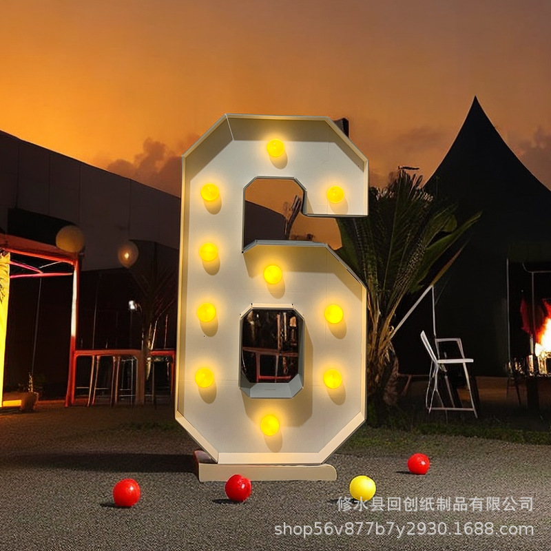 Tridimensional digital tablero KT mosaico globo marco niños bebé fiesta de cumpleaños escena accesorios de decoración